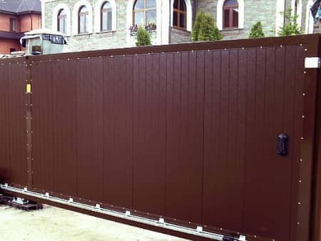 Заказать уличные металлические ворота DoorHan в Шымкенте