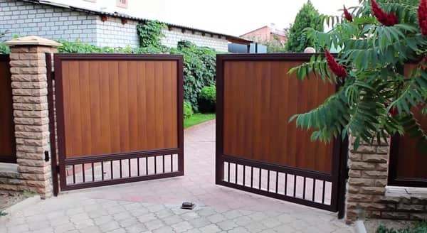 Уличные ворота DoorHan в Шымкенте с установкой
